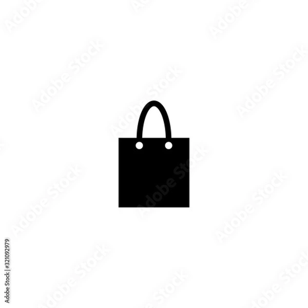 Fototapeta shopping bag icon vector design template EPS 10