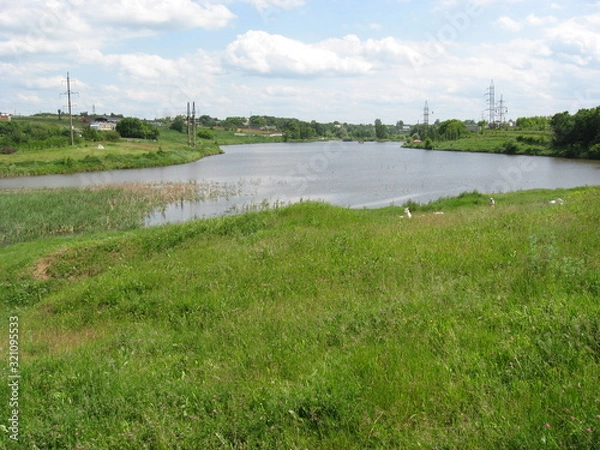 Obraz landscape with river