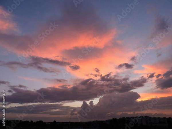 Obraz sunset in the sky