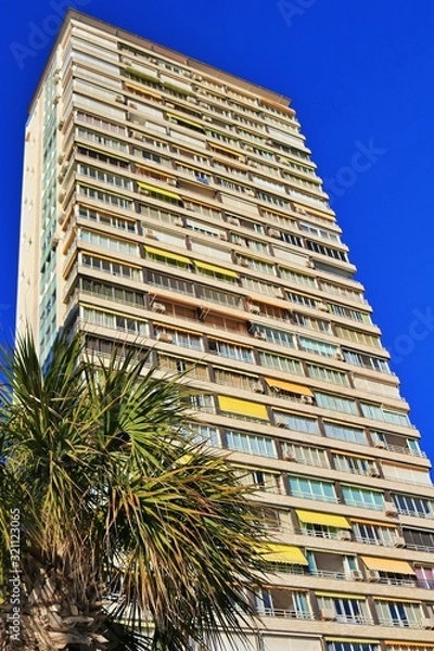 Obraz building in benidorm