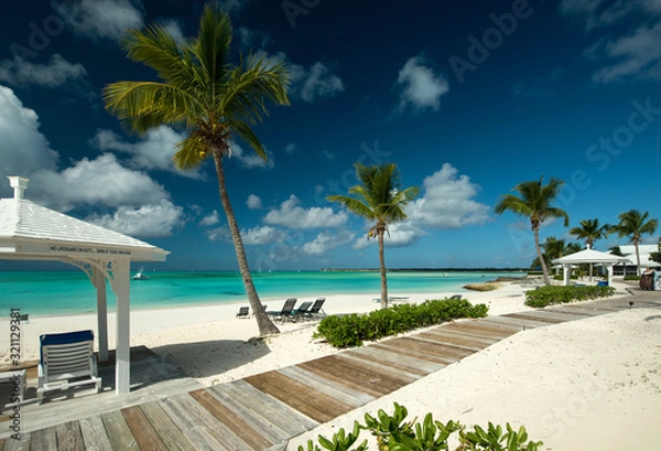 Obraz Long Isand beaches, Bahamas
