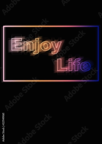 Obraz enjoy life