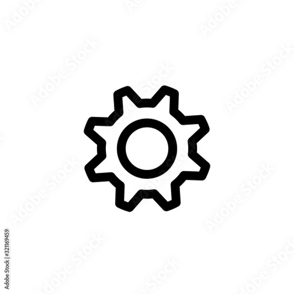 Fototapeta Vector gear icon design