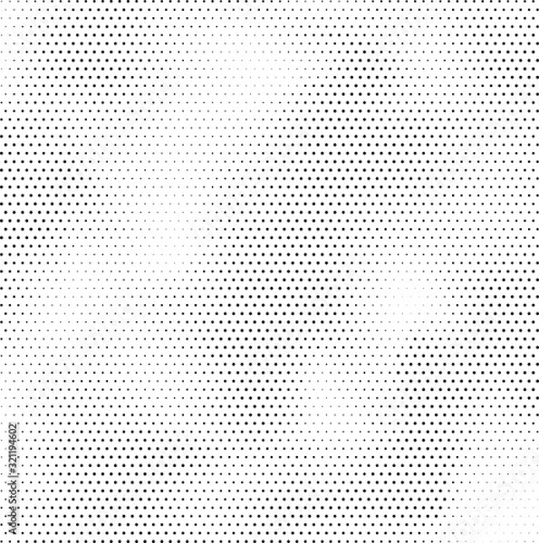 Fototapeta Abstract halftone dotted background. Monochrome pattern with dot and circles.  Vector modern pop art texture for posters, sites, business cards, cover postcards, interior design, labels, stickers.