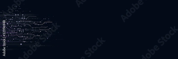Fototapeta abstract hi speed internet technology background