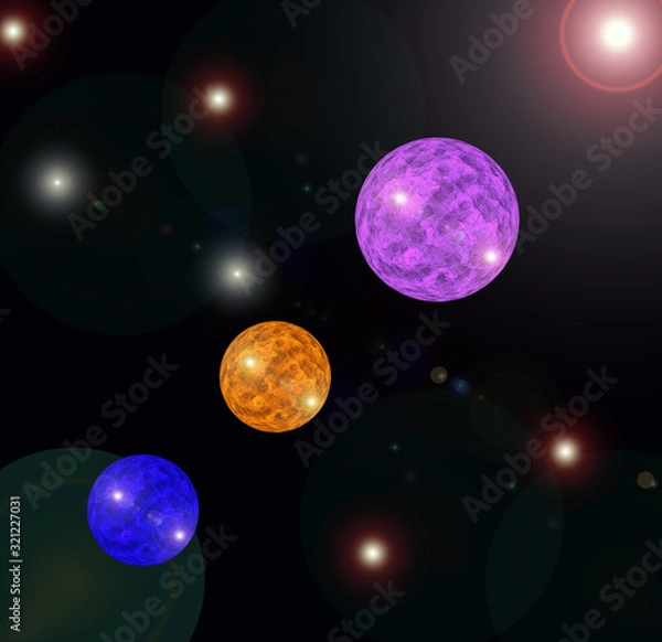 Obraz planet in space