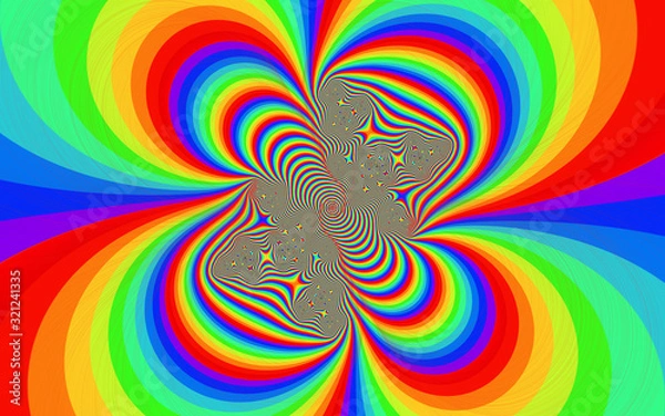 Obraz Circular abstract rainbow background