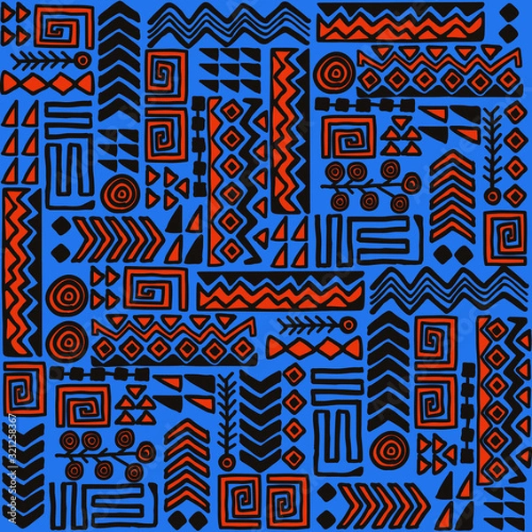 Fototapeta circuit seamless pattern