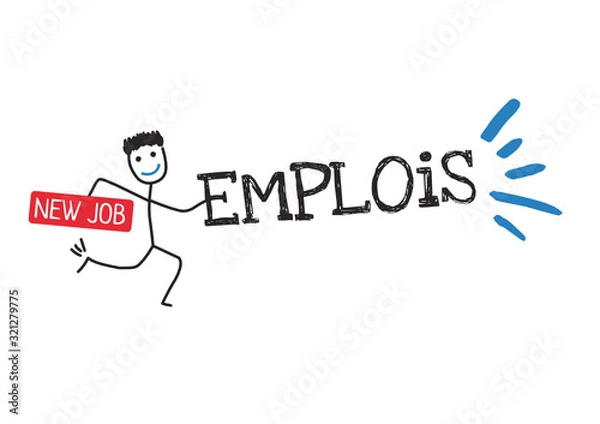 Fototapeta Nous recrutons