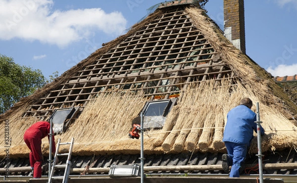 Obraz Thatched roof