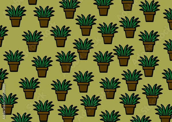 Obraz seamless pattern with leaves