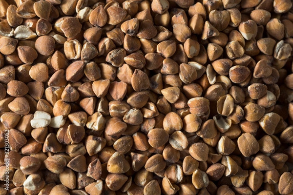 Fototapeta Dry Organic Roasted Buckwheat