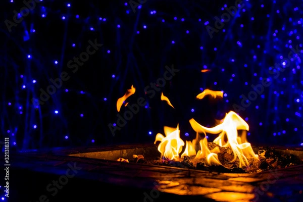 Fototapeta Fireplace