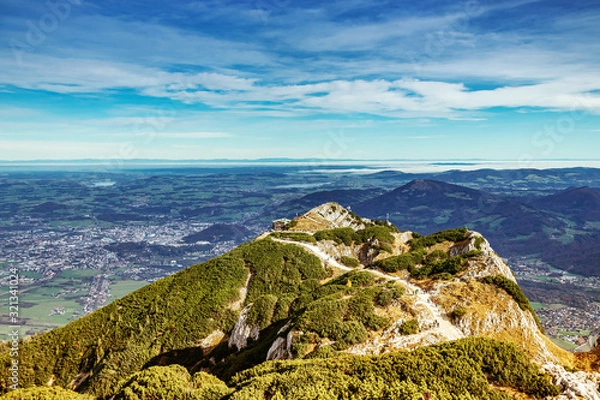 Fototapeta The magnificent Untersberg mountain