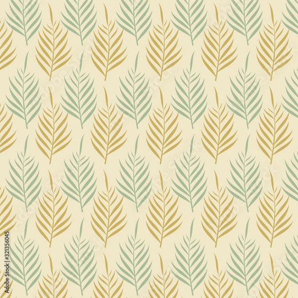 Fototapeta abstract tropical palm leaf pattern background vectors seamless