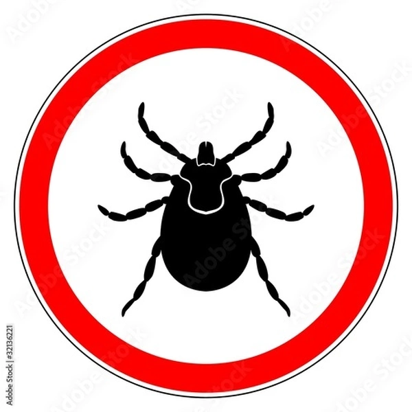 Fototapeta Kleszcz 04 - vector