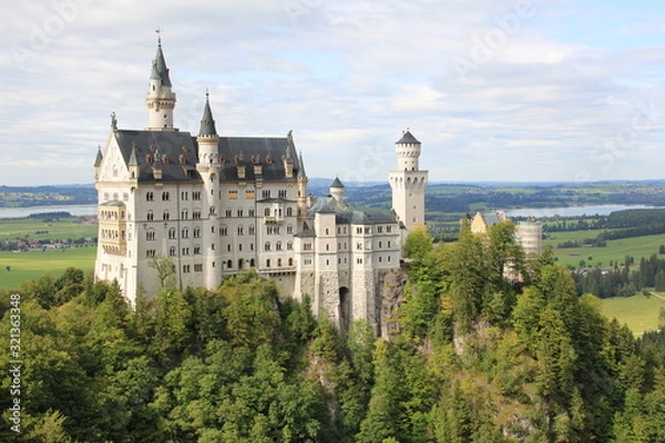 Fototapeta castle on hill