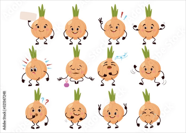 Obraz Cartoon character bow.