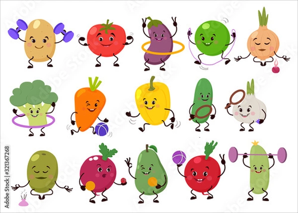 Obraz Various fresh colorful vegetables.