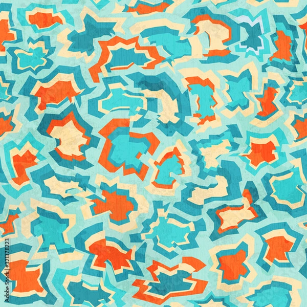 Fototapeta piece seamless pattern with grunge effect