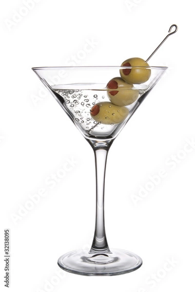 Obraz Olive Martini with Bubbles