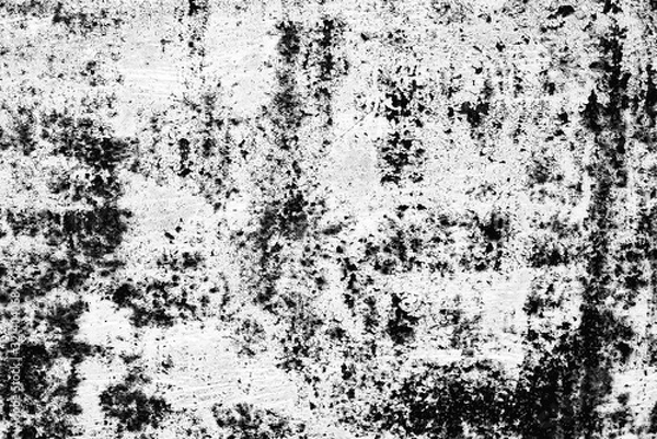 Fototapeta Texture of a metal wall with cracks and scratches which can be used as a background