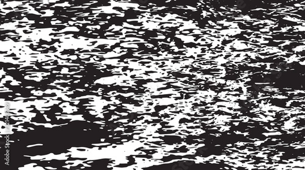 Fototapeta Black and white vintage grunge futuristic background. Abstract textured pattern, layout for design packaging, business cards, websites, postcards, posters, brochures, fabrics, covers mock-up design
