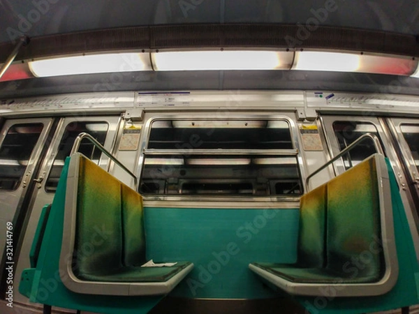 Obraz Sièges de métro