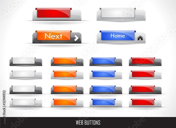 Obraz Web buttons pack
