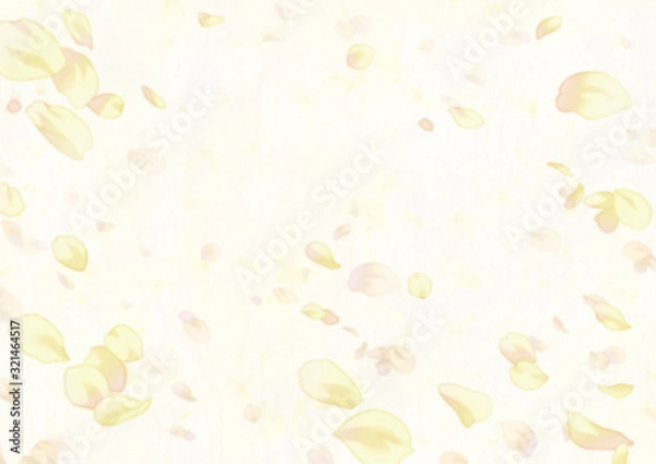 Obraz 2020206花吹雪（イエロー）