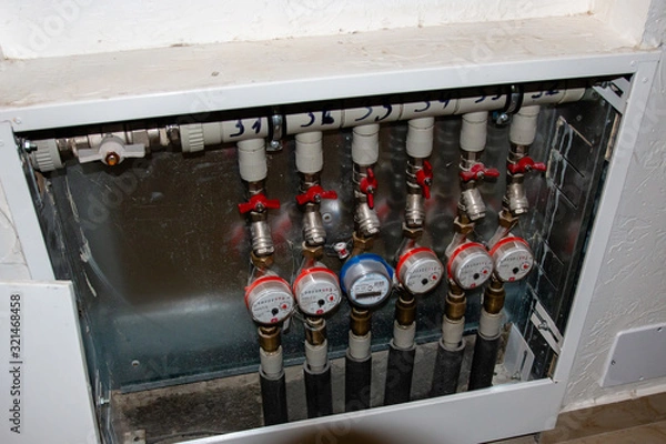 Fototapeta water metering devices