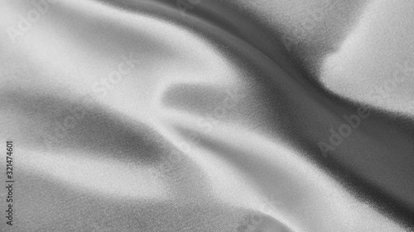 Obraz Smooth elegant grey fabric silk or satin texture for background.