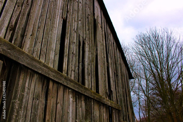 Obraz alte Holzscheune