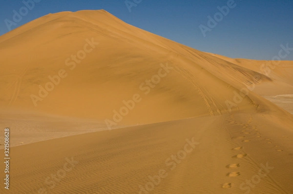 Obraz sand dunes in the desert namibia