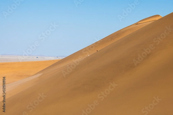 Obraz sand dunes in the desert namibia