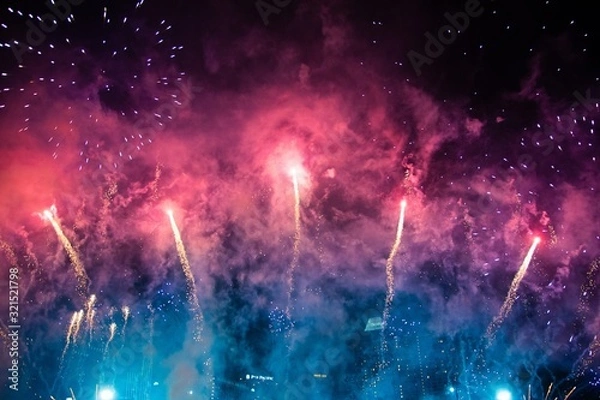 Obraz Colorful Fireworks