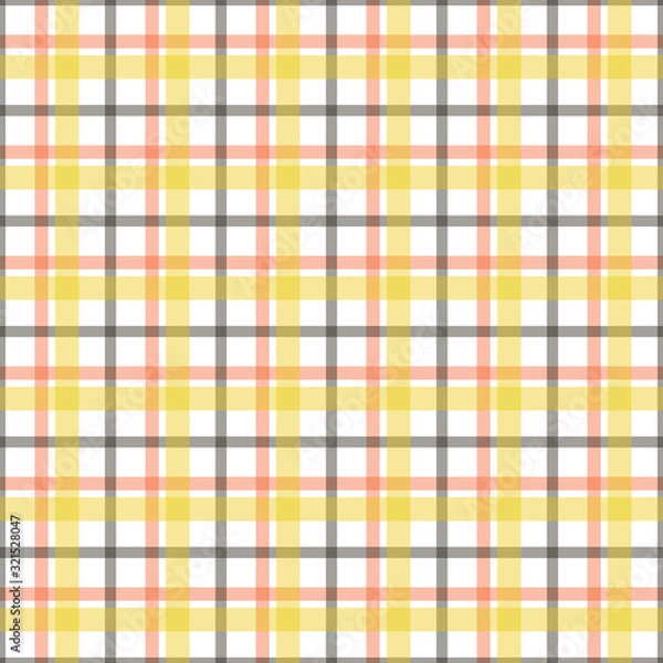 Fototapeta Abstract vector geometric seamless pattern. Vertical and horizontal stripes. Plaid.Can be used for wallpaper,fabric, web page background, surface textures.