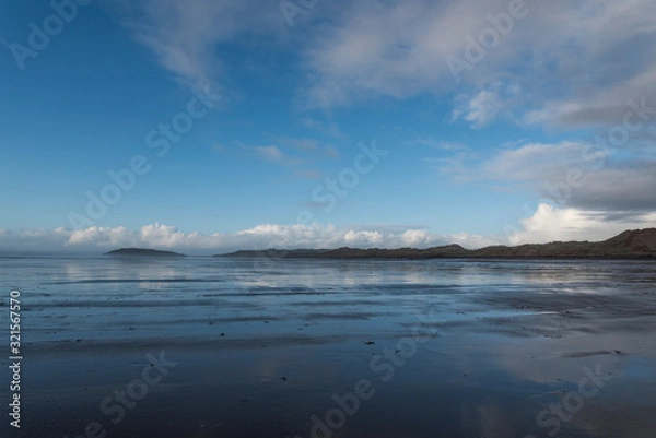 Fototapeta clouds over the sea