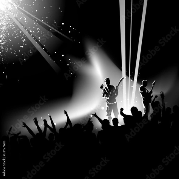 Fototapeta concert vector