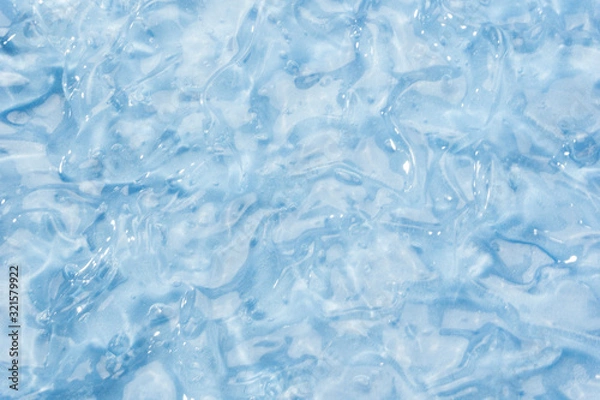 Obraz blue water wave pattern  background 