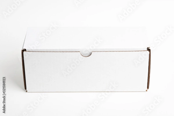 Obraz Generic Closed White Packaging Box