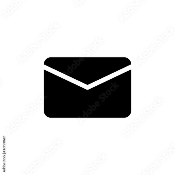 Fototapeta Vector illustration, envelope icon design