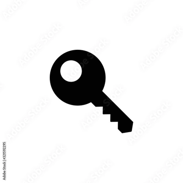 Obraz key icon design vector logo template EPS 10