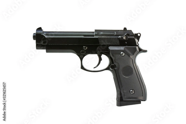 Obraz Zabawka pistolet na białym tle