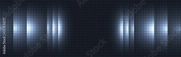 Fototapeta dark blue carbon fiber material texture with light effect