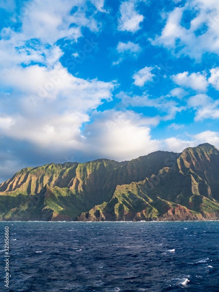 Fototapeta The Na Pali Coast State Park is a Hawaiian state park located northwest side of Kauai, the oldest inhabited Hawaiian island. It is touted as one of the most beautiful places on earth.
