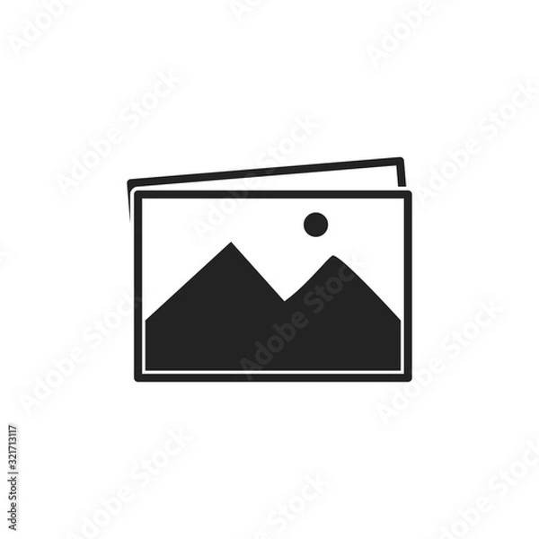 Fototapeta picture icon design vector logo template EPS 10