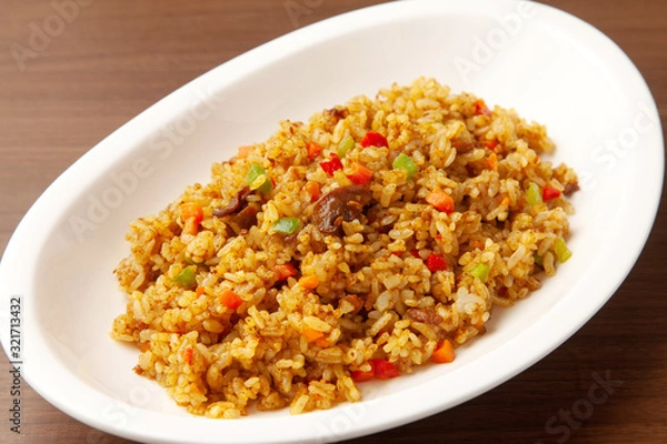 Fototapeta カレーピラフ