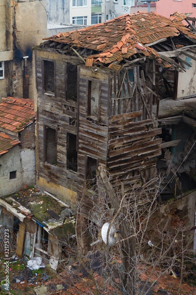 Obraz Verfallene Häuser Istanbul 