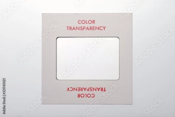 Obraz color transparency slide frame marked "Color Transparency"